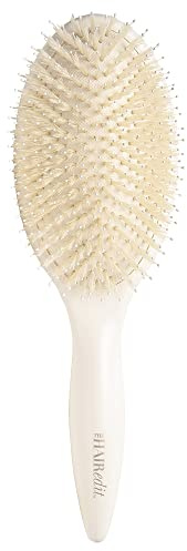 The Hair Edit Cream Finish & Shine Boar Bristle Hair Brush