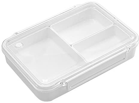 Lonchera con varios compartimentos, contenedor de alimentos de gran capacidad, fácil de limpiar, reutilizable (950 ml)