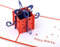 HAPPY GIFTERS Pop Up Geburtstagskarte - Geburtstags Geschenke 3D Pop Up Überraschung Handgemachte Geschenkkarten für Frauen, Männer und Kinder - Unisex Pop-up Geburtstagsgeschenk inklusive Umschlag