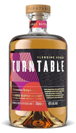 Turntable Spirits I Bittersweet Symphony I Blended Scotch Whisky I Kombination aus feuriger Süße und melodische Malznote I 46% Vol. I 700 ml