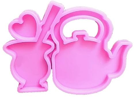 Resin Jewellery Moulds Key Ring Resin Moulds Teapot Silicone Moulds for Resin Pendant Key Ring Earrings Jewellery Making Jewellery Casting Moulds for Resin Jewellery Casting Moulds Hairpin
