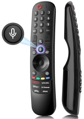 Universal for LG-TV-Magic-Remote-Control-Replacement UHD OLED QNED NanoCell MiniLED C1 C2 C3 C4 4K 8K Smart TVs,MR23GA with Pointer and Voice Function 2018-2024