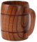 Wooden Beer Mug,Wood Drinking Cup Wooden Tankard Beer Cup with Handle for Drinking Tea Coffee Wine Beer,Tankard Beer Glass Stein Tea Cup Barrel Mug for Men Women Coffee Mug Gift