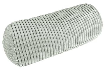 Bookiepad Nackenrolle Cozy Shara, Cord Komfortables Lese-Accessoire, Modernes Design (Salbei)