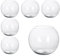 Pack 6 Florero Bola de Cristal. Varios Tamaños a Elegir. Pecera Pequeña, Centro de Mesa para Restaurantes, Bares, Eventos. Bola Jarrón Transparente, para Ramos de Flores, Piedras, Velas (10 cm)