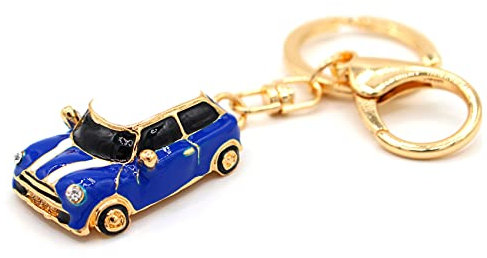 VmG-Store Mini porte-clés Cooper Kult Voiture en métal Cadeau pour les fans, bleu, S