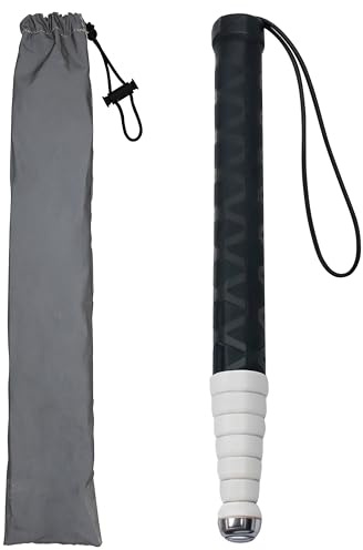 Walking Stick for Blind Telescopic Cane with Storage Bag, 49 Extented Anti Slip Shockproof Folding Retractable Reflective Telescoping Prop Items Gadgets for Seeing Eye Vision Visually Impaired-Black