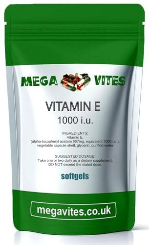Vitamin E SOFTGELS 1000 i.u. x 30 - MEGAVITES AMINOLAB