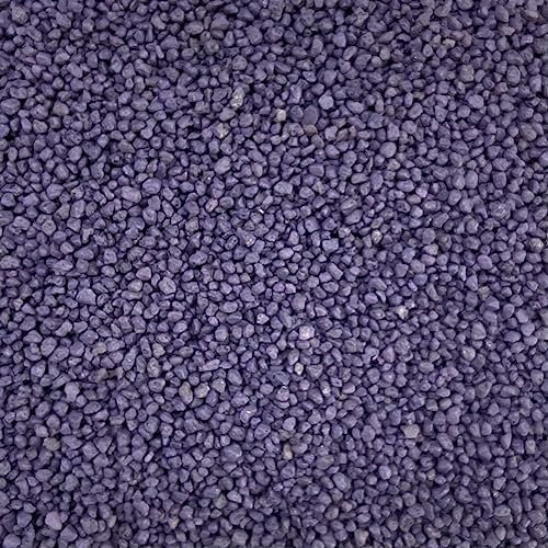 naninoa Aquarienkies Aquariensand Bodengrund Rundkies Farbig Bunt 2-3mm/25 kg. lila VIOLETT