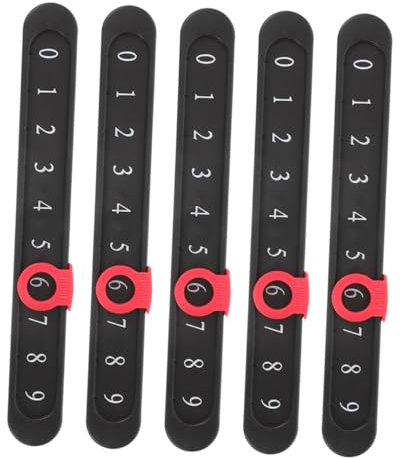 Sosoport 5-teiliger Punktezähler Aus Kunststoff Für Tischfußball Snooker Punktezähler Vielseitiger Punktezähler Für Fußball Einfacher Punktezähler