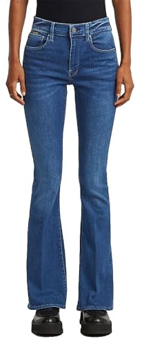 G-STAR Damen 3301 Flare Jeans, Blau (medium Aged D21290-8968-071), 27W / 32L