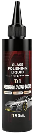 Glasautos Politur Flüssigkeit 150ml,Hochglanzfenster,Windschutzscheibe Kratzerentferner Polnischer Reiniger,Autoglas Polierflüssigkeitsextrakt,Reinigungsmittel Automotive,Details Für Sichere Fahrtrei