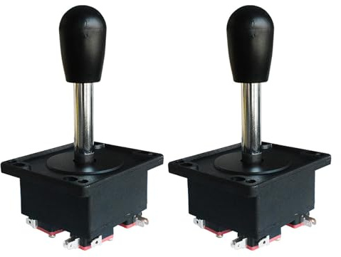 Wettbewerb Joystick Mit Frühlingsrücklaufmechanismus Strong 8 Wege Spielstift Schaltbar Zum 4 Wege Für Metallpanel Jamma Board Controller