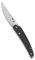Spyderco C242CFP, schwarz, Griff 11 cm