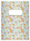 Kartenkaufrausch 4 Elegante Vintage DIN A4 Schulhefte, Rechenhefte mit klassischen Retro Streublumen, hellblau Lineatur 26 (kariertes Heft 16 Blatt/32 Seiten) Notizheft, Kladde für Schule, Uni, Büro