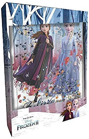 Die Eiskönigin Disney 2 Tagebuch, widerverwendbares Cover, liniert, mit tollem Wassereffekt, KL82584 bunt