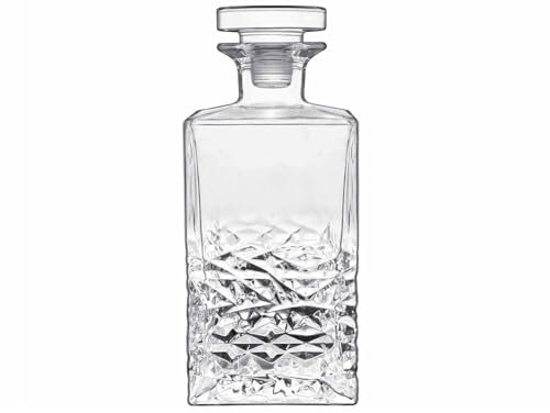 Luigi Bormioli Mixology Decanter per Texture da 8 1/8, Vetro, Trasparente