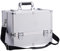 Stagiant Extra Large Makeup Case Vanity Case Make up Organiser Professional Makeup Storage Cosmetic Organiser Case Lockable Storage Box Nail Polish Organiser 6 Trays and Shoulder Strap, Silver