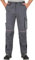 BWOLF Raptor 100% Algodón Pantalones de Trabajo para Hombre con Bolsillos multifuncionales, Rodilleras, Rayas Reflectantes, Gris, XL