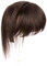 Eree Hair 25,4 cm geflochtenes Stirnband aus Echthaar, Krone mit Pony, gedreht, Haarverlängerung, Stirnband, Zöpfe, Echthaar, Topper Haarteil für Damen, Dunkelbraun