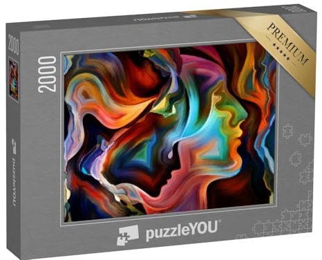 puzzleYOU: Puzzle 2000 Teile „Expressionismus und Spiritualität - abstrakte Kunst“ – aus der Puzzle-Kollektion Abstrakt