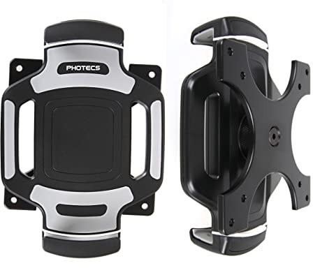 PHOTECS® Tablet-Stativ-Adapter für VESA 75/100, Universal Halterung Halter f. Tablet-PC 6 bis 14 Zoll (ideal für iPad Pro 12.9), auch für Geräte mit Schutzgehäuse geeignet