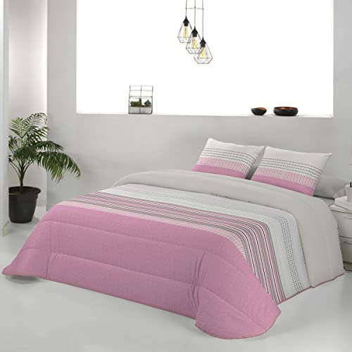 Lanovenanube Steppdecke Nizza Bettdecke - Bett 105 cm - Decken Farbe Rosa