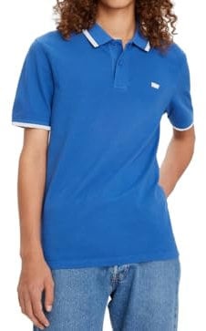 Levi's Slim Housemark Polo Shirt, Deja Vu Blue, S Homme