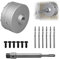 Carotatrice a Tazza per Muro Ø 130 MM SDS, Punta da 220 MM SDS Plus Codolo Punta da Muro per Calcestruzzo Punta da Trapano, per Muro, Cemento, Muratura, Muro a Secco
