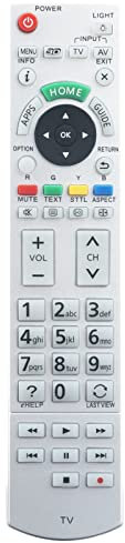 VINABTY N2QAYB000928 Telecomando Sostituito Adatto Per Panasonic LED Plasma TV TX-39ASW754 TX-42ASM651 TX-55AS740E TX-42ASE650 TX-47AS750E TX-55ASM651 TX-42AS750E TX-55ASM655 TX-47ASE650