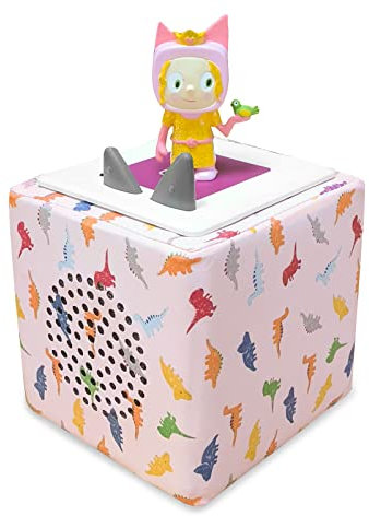 Flexibel Weiches Leder Schutzcover Bezug, Schutzhülle Case for Toniebox Speaker, Toniebox Starter Zubehör Schutzhüllen (rosa2)