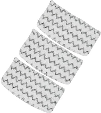 Healeved 3pcs Steam Mop Replacement Pads Compatible with Shark and Reusable Cleaning Covers for All Hard Floors Easy to Wash and Machine Safe