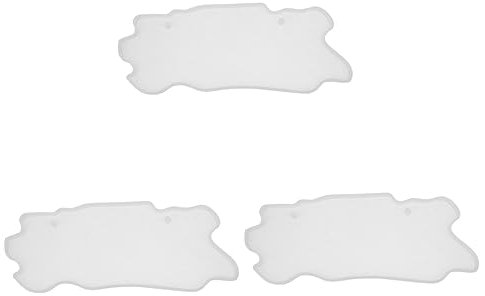 EXCEART 3 Stk Gelistete Silikonform Plattengussformen Cloud-türschild-form Türschildform Epoxidharzform Silikonharzformen Für Türschildschilder Weiß Gefertigt Schokolade Kieselgel