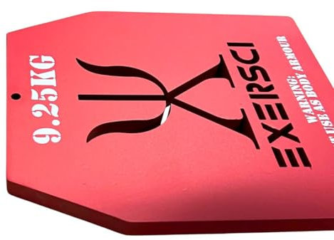 Exersci® Tactical Weighted Vest (1.5kg - 23.5kg) - Calisthenics, Bodyweight Workouts, HIIT, Cardio & Strength Training (10kg Vest (Vest + 2 x 4.25kg Plate), BLACK CAMO)