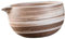 Sharplace Bol Matcha en céramique avec bec verseur, tasse de jus de salade Chawan de cérémonie de thé de japonais fait à la main de 600ml, Style b
