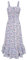Dresses for Women Blumenkleid Freizeitkleid Maxikleid Swing Trägerkleid Abendkleid XL Weiß-Lila Blumen