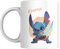 fapadjo Mug en céramique personnalisable avec motif extraterrestre bleu, 330 ml, micro-onde et lave-vaisselle