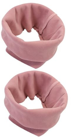 FANSU Cache-Oreilles et Tour de Cou pour Chien, Snood pour Oreilles pour Chien, Chauffe Cou et Oreilles de Chien Chats 2 Pièces, Confortable Snood Chien Anti-anxiété (M,Rose)