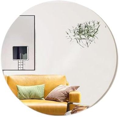 Acryl Spiegelfolie - HD Runde Schminkspiegel Aufkleber | Selbstklebende Spiegel für das Badezimmer, Spiegel für Glasfliesen, wasserdichte Wanddekorationen für Badezimmer, so