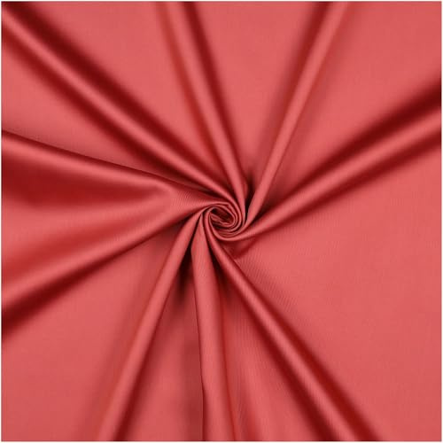 Baumwoll-Satin ab 50x150cm unifarben Oeko-Tex zertifiziert Meterware Baumwollstoff Satinstoff