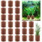 ASOFTY 25 Stück Aquarium Keramikringe, Aquarium Wasserpflanzen Fester Ring, Aquarium Filter Ringe, Wasserflora Landschaftsbau Festen Ringe für Wasserpflanzen, Aquarium Dekoration