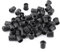 Phefop 50 Pcs LED -Diodenhalter Nylon Socket Clamp/Holder Lünette Montierung - Stabiles Lichtlampenzubehör für die Brettbaugruppe (8 mm)