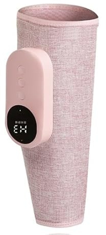 Minasa - Multifunktionaler Massagegerät für schmerzfreie und vitale Beine kabelloses Wadenmassagegerät für alle Wadenumfänge (Rosa,1x Massagegerät)