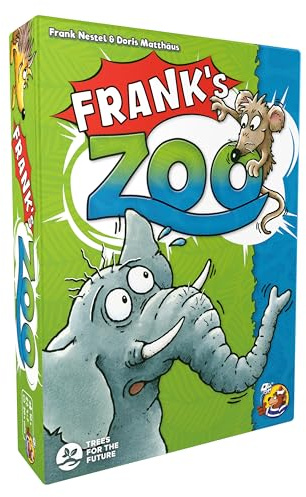 HeidelBär Games Frank's Zoo - Team-Based Card Game in a New Edition - Classic Game Featuring Zoo Animals - English - 4-7 Players - Ages 10+