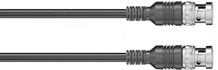 WIIYENA 2-Pack BNC Male to Male Test Cable, 1m Coaxial Signal Lead with 50 Ohms Impedance for Oscilloscope, CCTV Camera and Video Security System