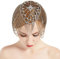 BABEYOND 1920s Stirnband Damen Haar Kette Gatsby Kostüm Accessoires 20er Jahre Flapper Blinkendes Haarband Silber