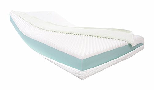 Dibapur® Visco Orthopädische Visco + Kaltschaummatratze (Hohes Raumgewicht) Auswahl x ca.16 cm Kern mit einem glatten Aloe Vera Bezug ca. 16,2 cm - Made in Germany (85x200 H2)