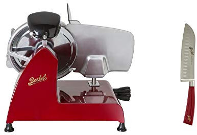 Berkel Schneidemaschine Red Line 300 rot + Santokumesser Berkel