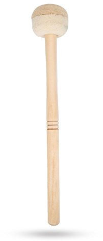 Alomejor de Tambour Maillets de Percussion à Tête en Feutre de Laine de Timbales Accessoire de d'instrument de Percussion de Marteau