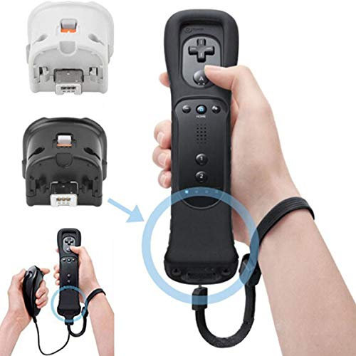 SunshineFace Sensor de Movimiento Remoto Plus Adaptador de Controlador + Funda de Silicona para Nintendo Wii